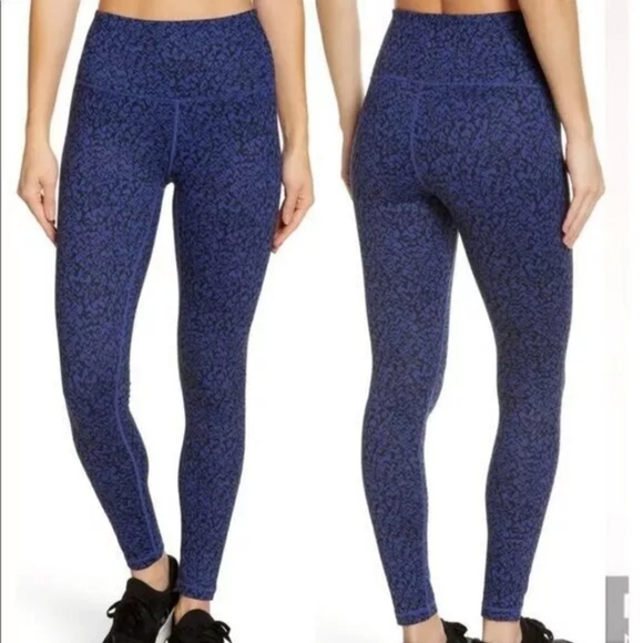 🆕 NWT Zella live in high waist ankle performance leggings blue twilight - Picture 3 of 11